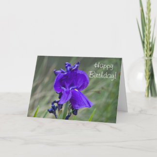 Iris Birthday Card