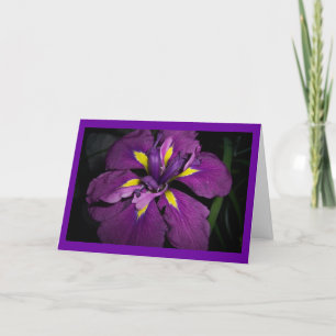 Iris Birthday Card