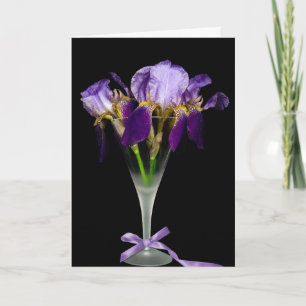 Iris Birthday Drink Card