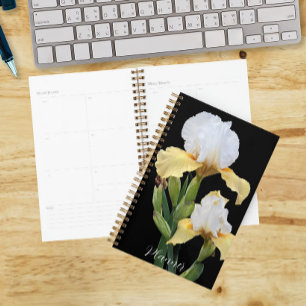 Iris blancs et jaunes Floral