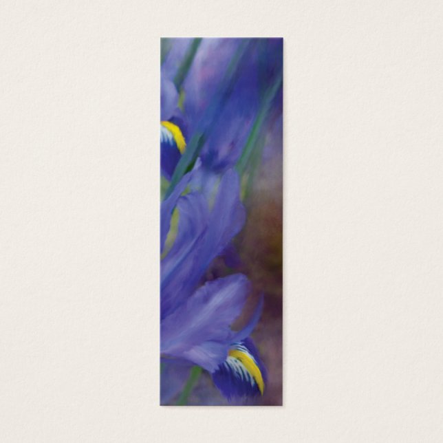 Iris Bouquet Art Bookmark (Front)