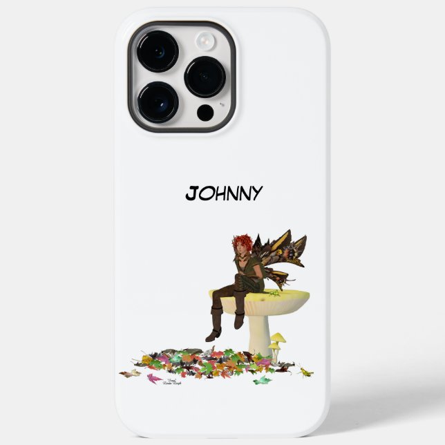 Iris Boy Fairy On Mushroom iPhone / coque ipad (Verso)