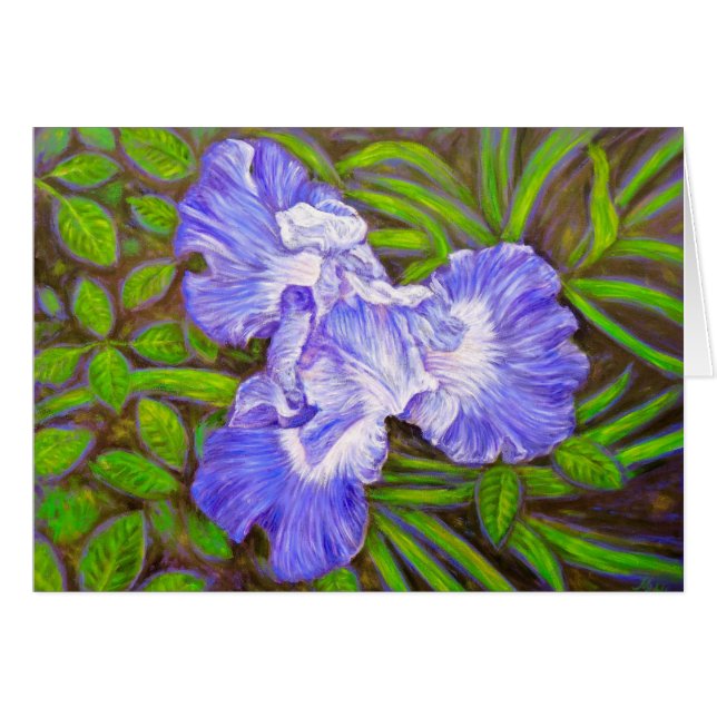 Iris Card (Front Horizontal)