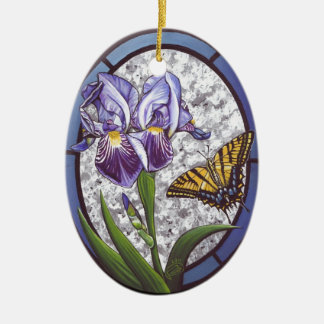 Iris Ceramic Ornament