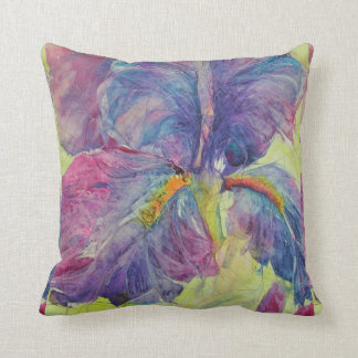 Iris Cracked Up Throw Pillow