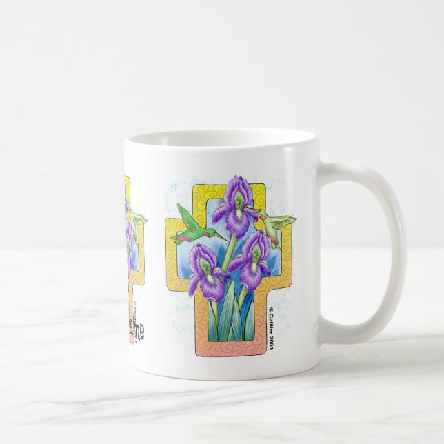 Iris Cross Coffee Mug (Right)