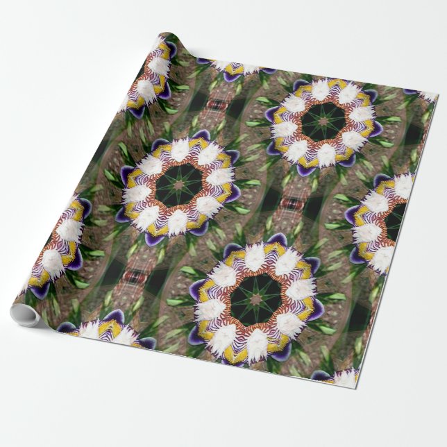 Iris Floats..... Wrapping Paper (Unrolled)