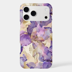 Iris Floral Or Rose Pourpre Romantique