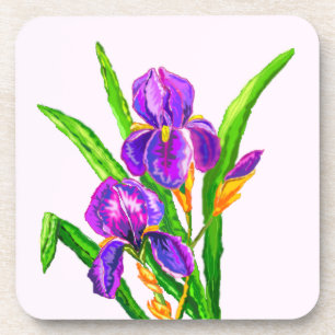 Iris Flower Coaster