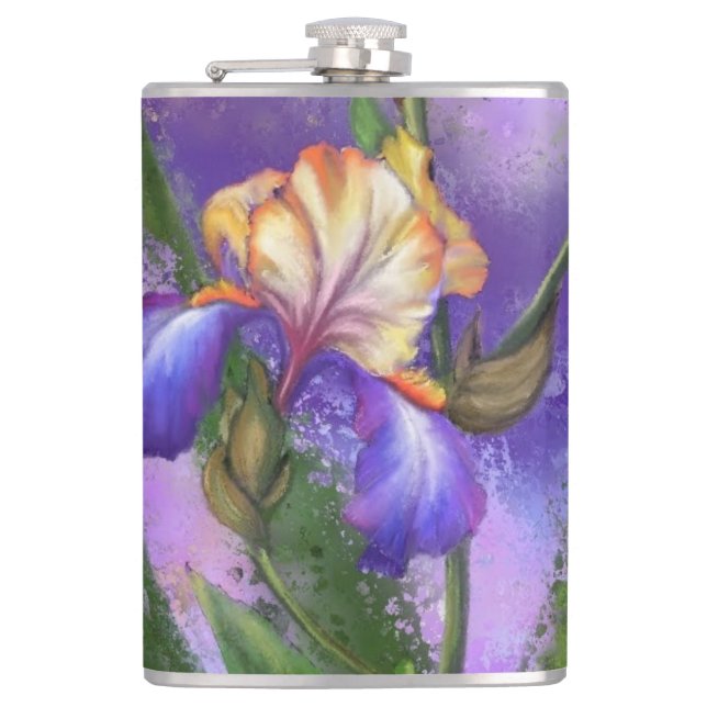 Iris Flower Flask (Front)