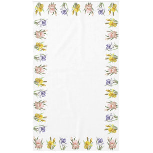 Iris Flower Garden Tablecloth