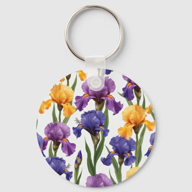 iris flower keychain (Front)