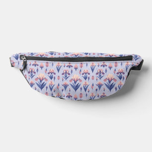 Iris Flower Pattern Fanny Pack