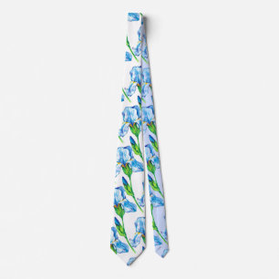 Iris flower tie