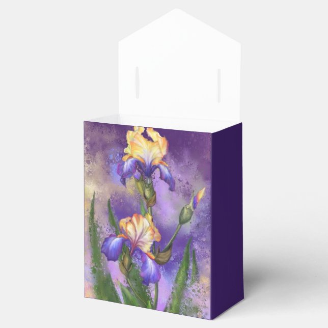 Iris Flowers Gift Box Irises (Opened)