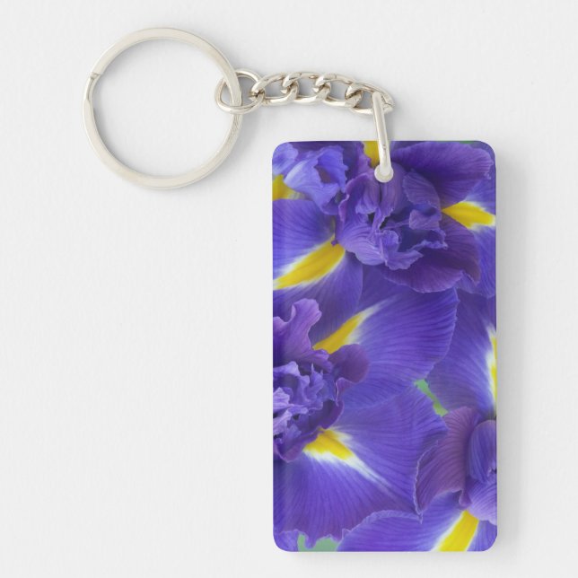Iris flowers keychain (Front)