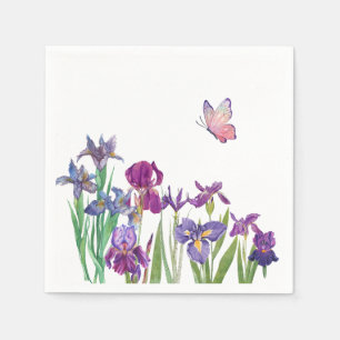 Iris flowers Party Napkin