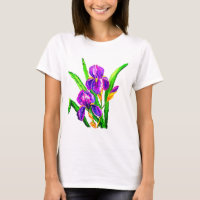 Iris Flowers T-Shirt