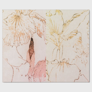 IRIS FLOWERS Wrapping Paper