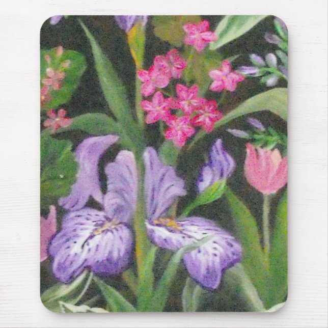 Iris Garden mouse pad (Front)