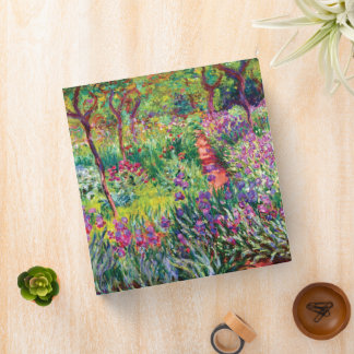 Iris Garden par Claude Monet 3 Ring Classeur