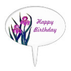 Iris Happy Birthday Cake Pick