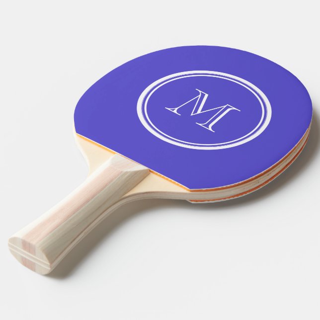 Iris High End Coloured Personalized Ping Pong Paddle (Front Angle)