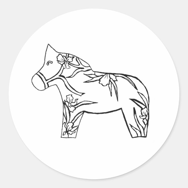 Iris Horse Sticker (Front)
