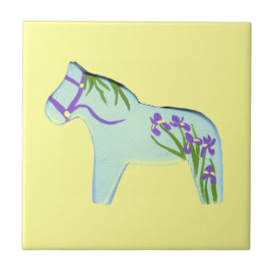 Iris Horse Tile