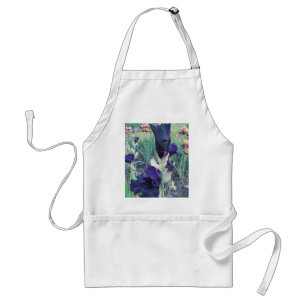 Iris I Was Gardening Standard Apron