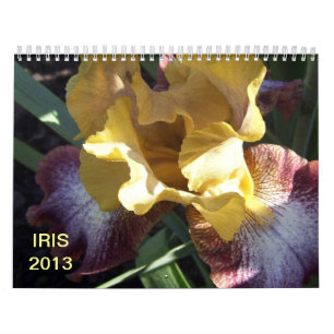 Iris in the Garden Calendar