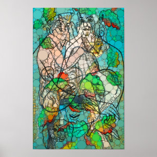 Iris, Infinity Dots by After Francis Picabia Poster