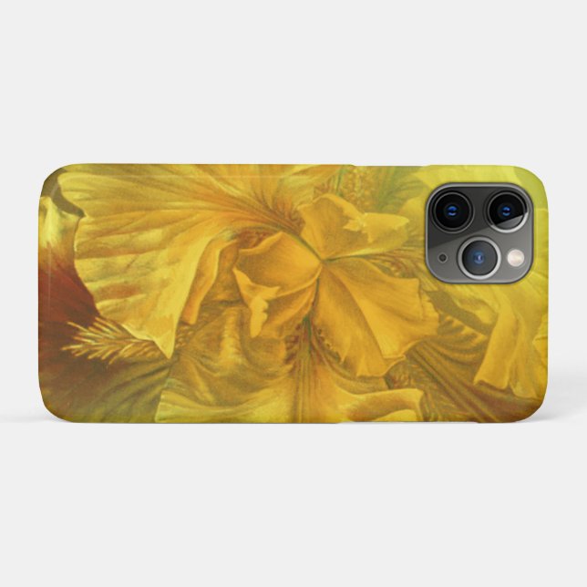 Iris inner beauty warm yellow Case-Mate iPhone case (Back (Horizontal))