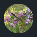 Iris irises floral Flowers Cottage Garden Birthday<br><div class="desc">Yellow Bearded Iris floral Flowers Birthday Card. Designed from one of original floral photo from my garden.</div>