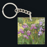 Iris irises floral Flowers Cottage Garden Birthday<br><div class="desc">Yellow Bearded Iris floral Flowers Birthday Card. Designed from one of original floral photo from my garden.</div>