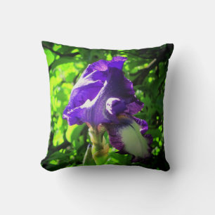 Iris it were spring! throw pillow