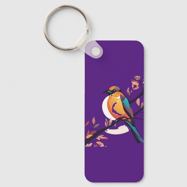 Iris Kingfisher Keeper Keychain (Front)