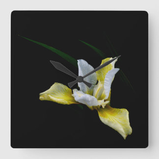 Iris light square wall clock