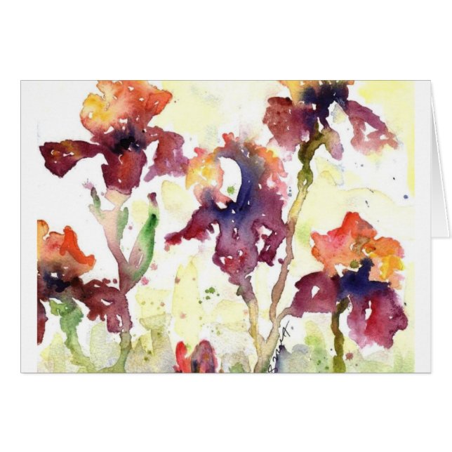 iris mauve (Devant horizontal)