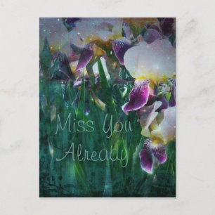 Iris Miss You Déjà Carte Postale