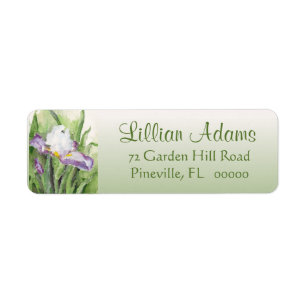 Iris mol d'aquarelle