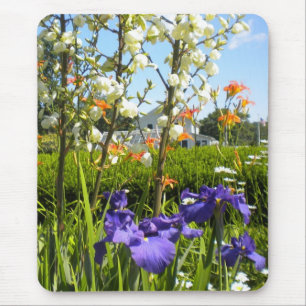 Iris N Daylilies Mousepad