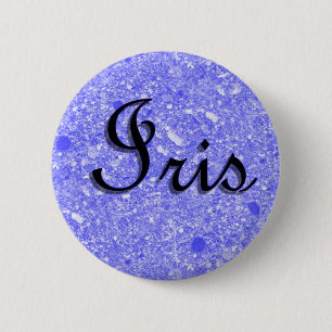 Iris Name Tag 2 Inch Round Button