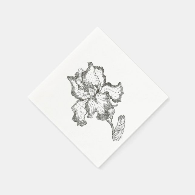 Iris Napkin (Corner)