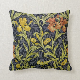 Iris Nights Throw Pillow