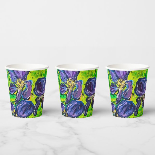 Iris Paper Cups (Multi)