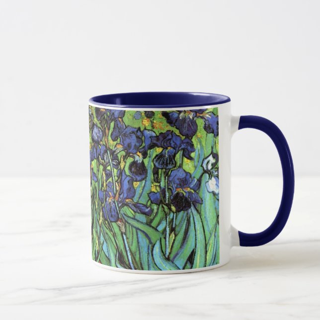Iris par la tasse de beaux-arts de Van Gogh (Droite)
