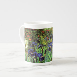 Iris par la tasse de la Chine de beaux-arts de Van