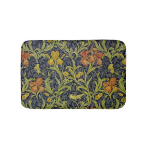 Iris Pattern (by William Morris) Bath Mat