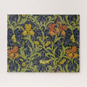 Iris Pattern (by William Morris) Jigsaw Puzzle